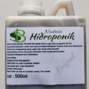 Nutrisi Hidroponik Pengganti Ab Mix