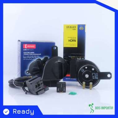 KLAKSON DENSO MODEL KEONG WATERPROOF + KABEL RELAY HELLA VR-BLACK - RELAY MX XT RELAY HELLA