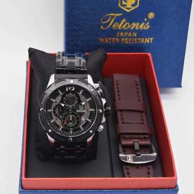 Jam Tangan Pria Tetonis 6103 Tetonis TS6103MS slv Original & Garansi