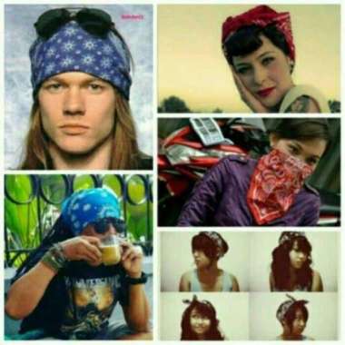 SK - 1 PC ORI Slayer Bandana Motif Batik Mutifungsi Masker Mulut