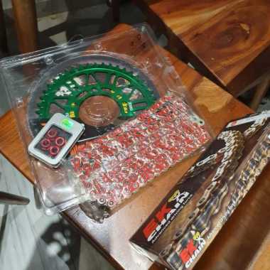 Gear Set Wr3 Er6 46 Mur Gear Rantai Ek Chain Sro Oring 520 120 Set