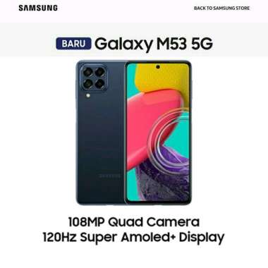 Samsung Galaxy M53 5G 8/256GB Garansi Resmi SEIN Blue
