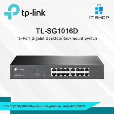 TP-Link TL-SG1016D 16-Port Gigabit Desktop Switch