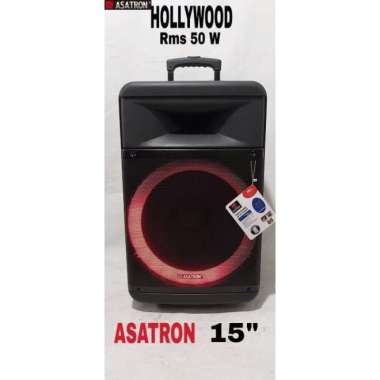 Speaker Portable ASATRON HOLLYWOOD 15 inch Meeting Wireless Bluetooth