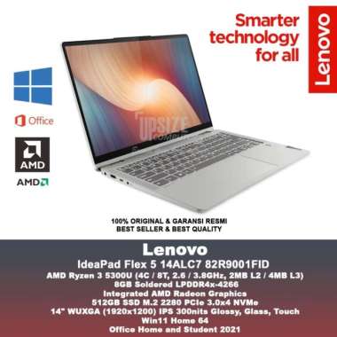 LENOVO IDEAPAD FLEX5 AMD RYZEN3 RAM8GB 512GBSSD 14 WIN11 OHS21 1FID