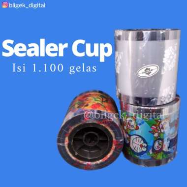 Cup Sealer / Lid Cup / Seal Cup Bermotif / Polos MOTIF KARTUN