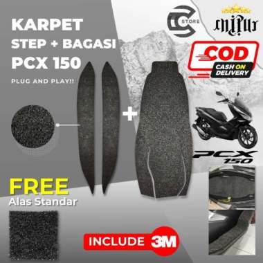 Karpet Bagasi Pcx 150 Lokal + Step Floor Pcx 150 Lokal