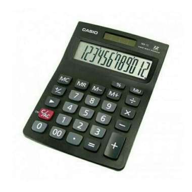 Kalkulator CASIO 12 DIGIT - MZ12S ORIGINAL Hitam