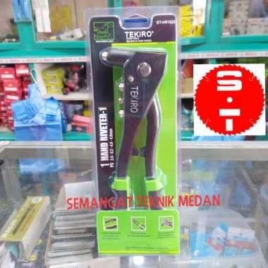 TANG RIVET TANGAN MANUAL HAND RIVETER RIVET HITAM BLACK 10" TEKIRO