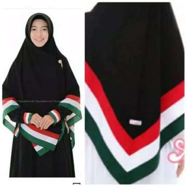 Jilbab Segiempat Jumbo Besar Syari Hijab Palestina Wolfis Uk.130 - tom