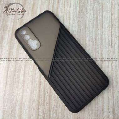 Case Hybrid Realme 7 / Realme 7 ( Asia ) / RMX2151, RMX2163 Case Fuze Transparan Hybrid Hitam