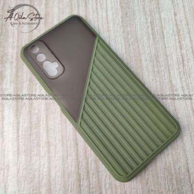Case Hybrid Realme 7 / Realme 7 ( Asia ) / RMX2151, RMX2163 Case Fuze Transparan Hybrid Green Tea
