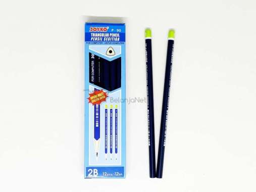 Pencil | Pensil Joyko P-90 2B Triangular | Segitiga [1 LUSIN]