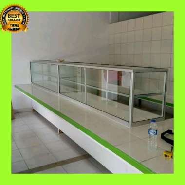 etalase warung nasi / etalase warteg 200 × 50 × 60