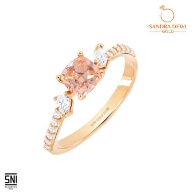Cincin Sandra Dewi Gold Morganite Collection Vol.2 RI210842 10