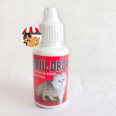 Miu Drop 30ml Antibiotik Tetes Untuk Kucing Terdaftar Deptan