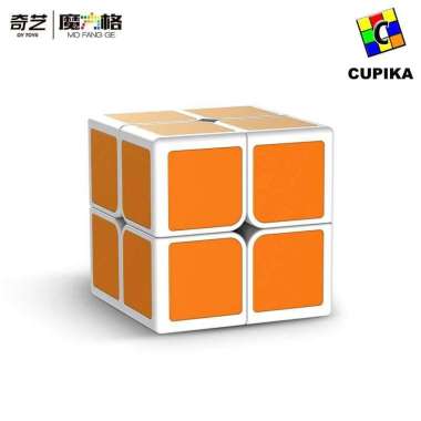 Rubik 2x2 2x2x2 Qiyi OS POP Unik Magnetic Original Orange