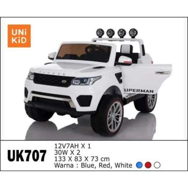 mainan aki UNIKID MOBIL AKI 707 JEEP red