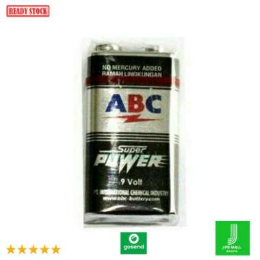 BATERAI KOTAK 9V ABC SUPER POWER Isi 1 Buah
