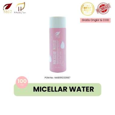 SR12 MICELLAR WATER MAKEUP CLEANSER PEMBERSIH WAJAH PEMBERSIH MAKE UP