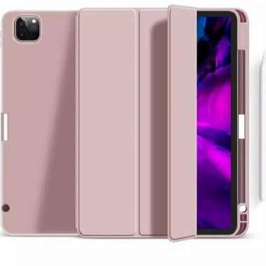 Case iPad Pro 11 2020 With Apple Pencil Holder Support Magnetic Charge iPad Air 4 2020 pink