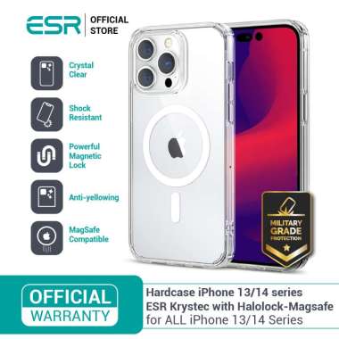 Hardcase iPhone 13/14 series ESR Krystec with Halolock - Magsafe