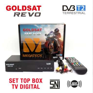 Set Top Box TV Digital GOLDSAT REVO DVB T2 Terrestrial
