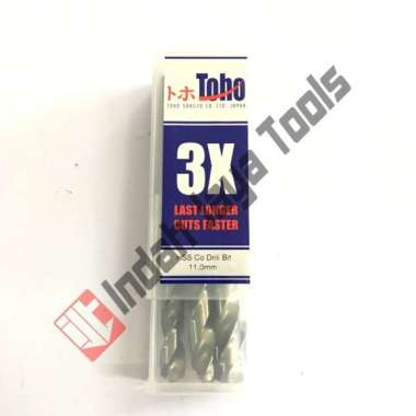 Mata Bor Besi 11 mm TOHO HSS Cobalt Stainless