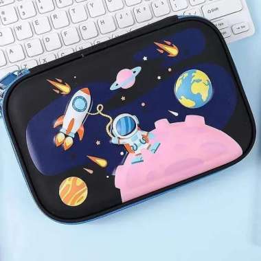 Tempat Pensil Anak Tk/Sd Kotak Pensil 3D Unicorn Karakter Kado Ultah Multicolor