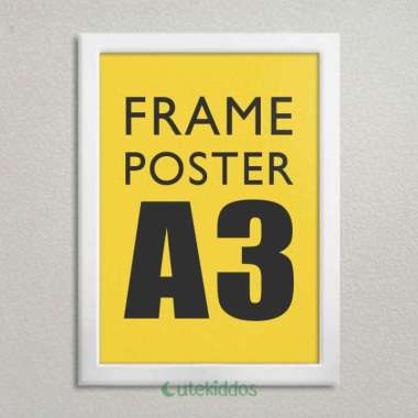 Poster A3 Frame Putih