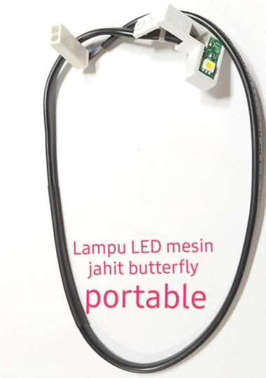 Lampu Led Mesin Jahit Portable Butterfly Multicolor
