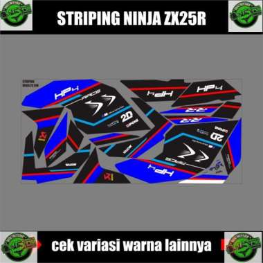 STRIPING DECAL DEKAL PLISIR STRIPING LIS BODY MOTOR NINJA ZX250R/STICKER NINJA ZX250R All size 7