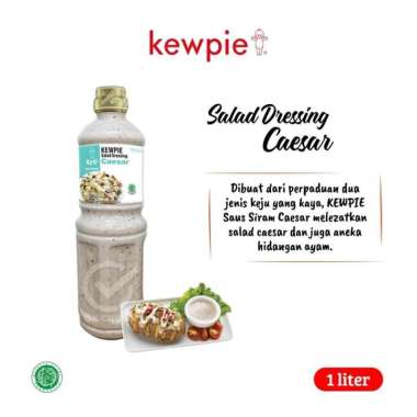Kewpie Saus Siram / Salad Dressing [1 Liter] Caesar
