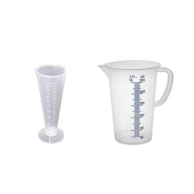 Measuring Cups Cone Plastik Gelas Ukur Beaker Plastik 100 ml/250 ml cup 100 ml
