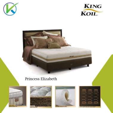 Kasur King Koil Princess Elizabeth Embrace - Springbed Full Set 200x200