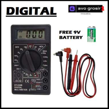 Multimeter / Avo Meter / Multitester / Avometer Analog Digital DIGITAL+BATTERY