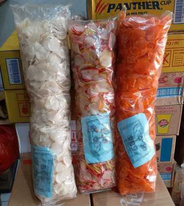 Aneka Kerupuk Mentah uk 1kg Warna Warni