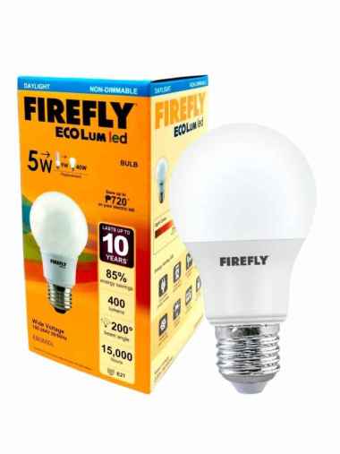 LAMPU LED BULB 5W FIREFLY - PUTIH