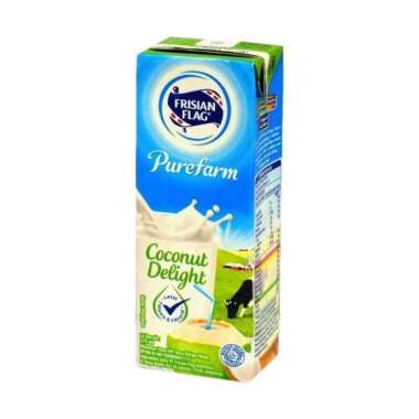 Promo Harga Frisian Flag Susu UHT Purefarm Coconut Delight 225 ml - Blibli