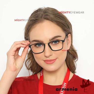 Kacamata Anti Radiasi Photocromic Bluechromic Blueray Armenia Wanita + Blueray