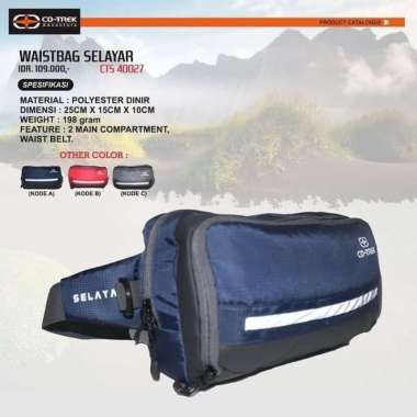 Tas Pinggang Waistbag Co-trek Selayar Merah