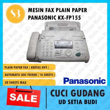 Mesin Fax Kertas HVS / Plain Paper Fax Panasonix KX-FP155