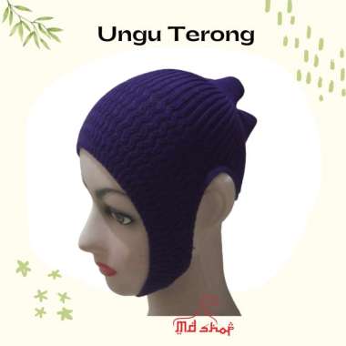 MD SHOP CIPUT RAJUT ANTI BUDEG Ungu Terong