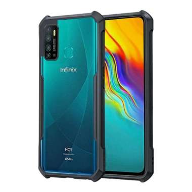 Promo Case Transparan Infinix Hot 9 / Hot 9 Play Softcase Clear Back Cover Infinix Hot 9 PLay Hitam