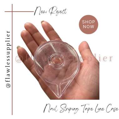 Case Holder Nail Art Stripping Line Stiker / Stiker Garis / Striping Tape / Case Holder Rol Tape Sti