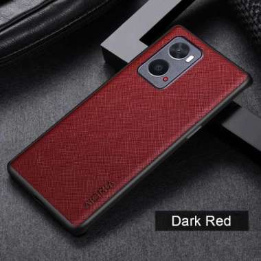 OPPO A36 | A76 | A96 SOFT CASE CANVAS CROSS PATTERN Oppo A76 Red
