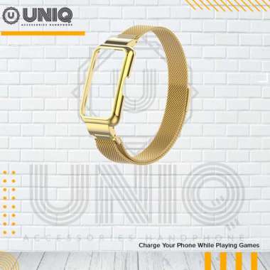 Finchy Strap Stainless Steel Case Huawei Band 7 Smartwatch Strap Milanese Magnetic Loop Casing Huawe