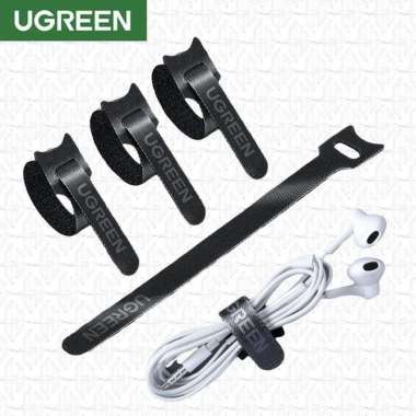 FONKEN VELCO STRAPS CABLE ORGANIZER PENGIKAT PENJEPIT KABEL HOLDER UGREEN ISI 10PC