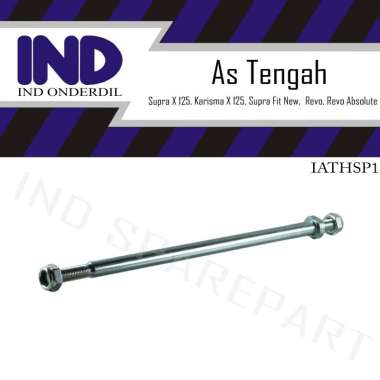 IND Onderdil As Tengah Swing Arm Motor for Supra X 125/ Karisma X 125/ Supra Fit New/ Revo/ Revo Ab
