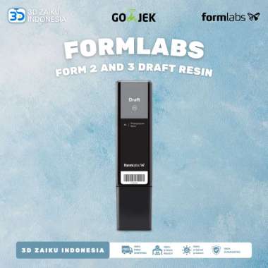 Original Formlabs Form 2 and 3 Draft Resin for 3D Printing blue